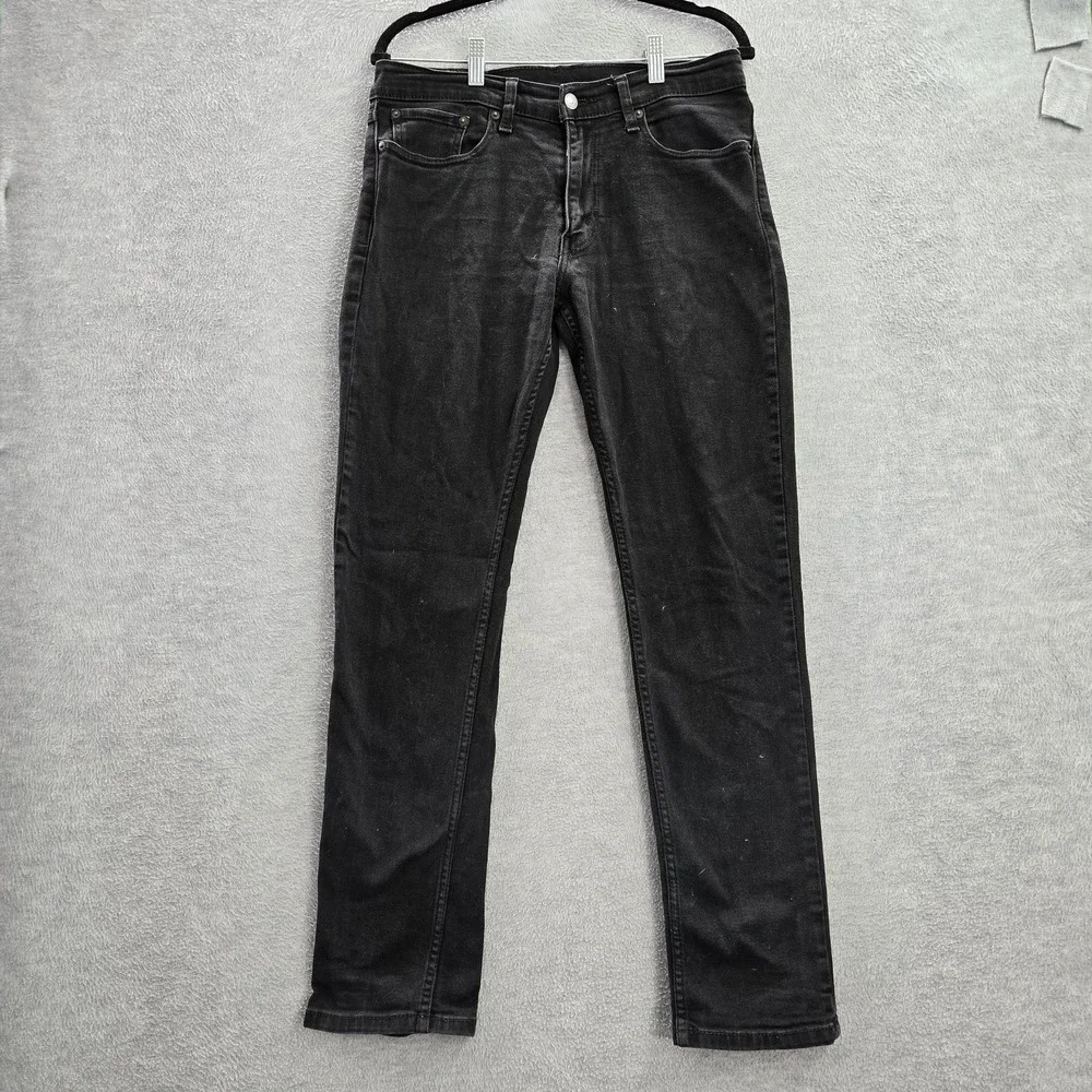 Levi's 511‎ Men Jeans 32X32 Black Denim Slim 30